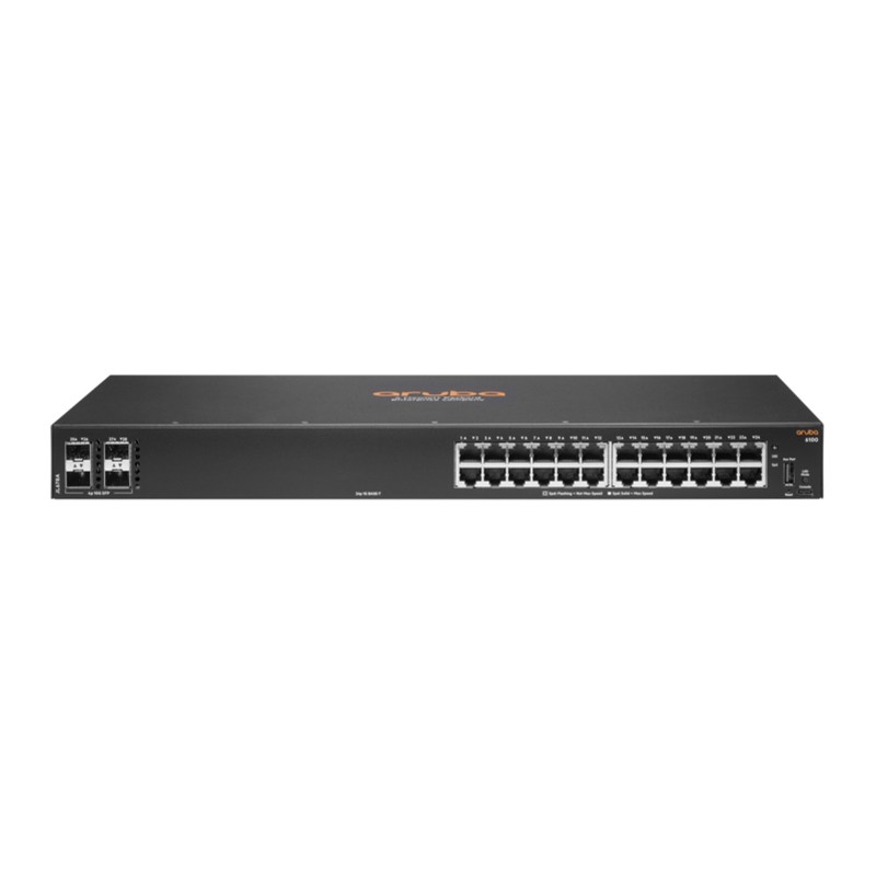 Switch HP Aruba CX-6100 24 Puertos Gigabit 4SFP Administrable JL678A