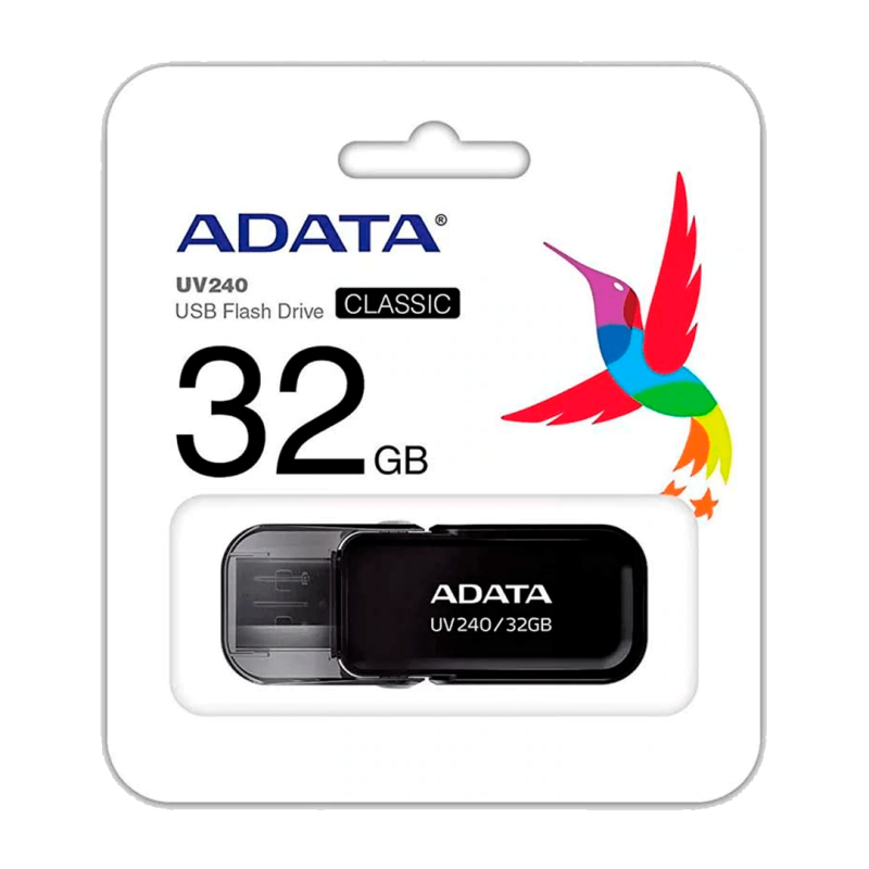 Memoria USB 32GB ADATA UV240 USB 2.0 Negro