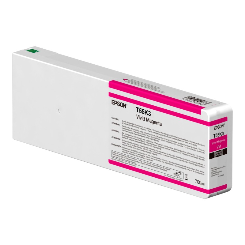 Cartucho De Tinta Epson T55K3 Vivid Magenta Ultrachrome 700ml P6000 P8000 P7000 P9000