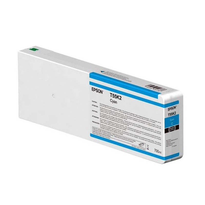 Cartucho De Tinta Epson T55K2 Cyan Ultrachrome 700ml P6000 P8000 P7000 P9000
