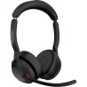 Diadema Audifonos Jabra Evolve2 55 Link380a Duo MS Stereo USB-A Bluetooth Con Microfono