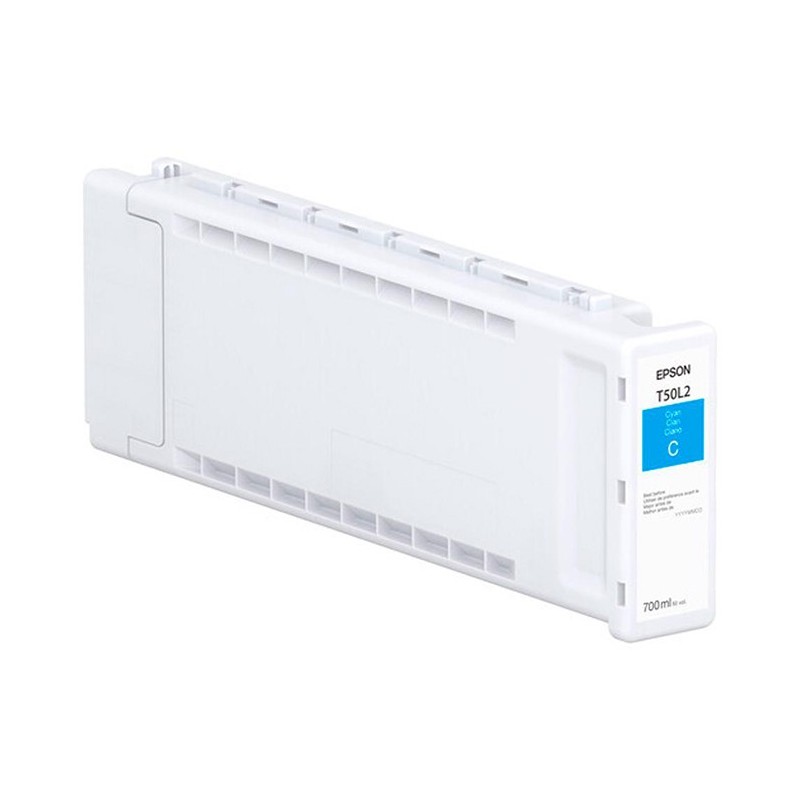 Cartucho De Tinta Epson T50L2 Cyan 700ml UltraChrome XD3 SureColor T3770DR T5770DR T7770DM