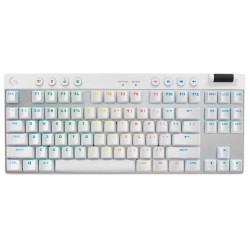 Teclado Logitech PRO X60 Inalambrico Gaming LightSpeed Blanco 920-011921