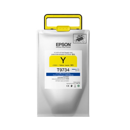 Bolsa De Tinta Epson T9734 Yellow 22.000 Paginas WF-C869R DURABrite Pro