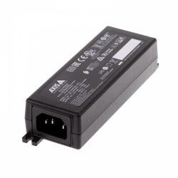 Inyector Axis PoE 02172-004 1 Puerto 30w Midspan Negro