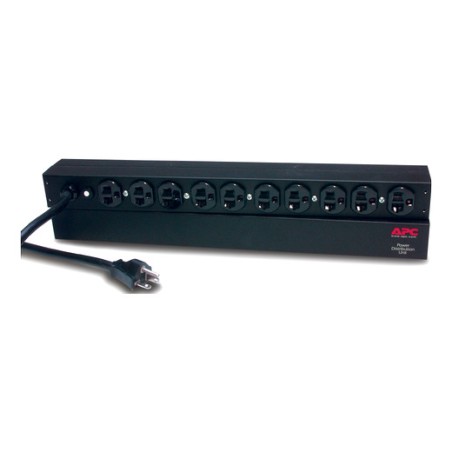 PDU APC AP9563 20A 1.9Kw Basico 10 Tomas Horizontal Rack 120v