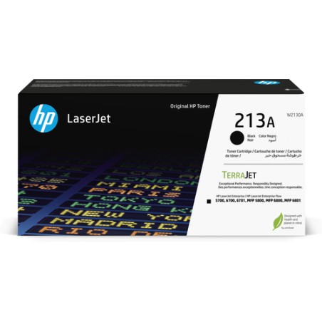 Toner HP 213A Negro 3.500 Paginas W2130A Original