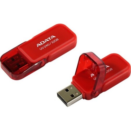 Memoria USB 2.0 32GB Adata UV240 Rojo