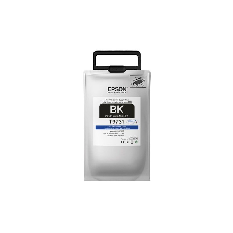 Bolsa De Tinta Epson T9731 Negro 22.500 Paginas DURABrite Pro WF-C869R