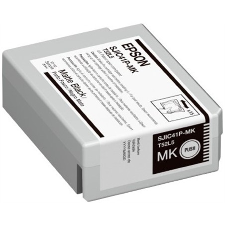 Cartucho De Tinta Epson SJIC41P-MK Matte Black T52L5 UltraChrome DL ColorWorks CW-C4000