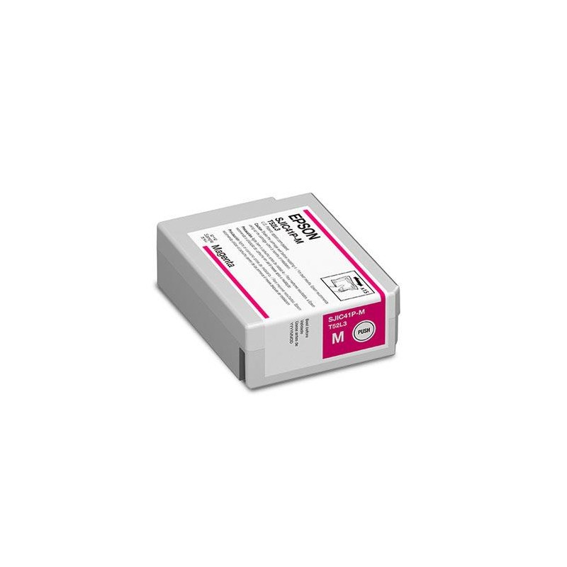 Cartucho De Tinta Epson SJIC41P-M Magenta T52L3 UltraChrome DL ColorWorks CW-C4000