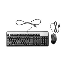 Combo Teclado Mouse HP Ingles USB Negro 631341-B21