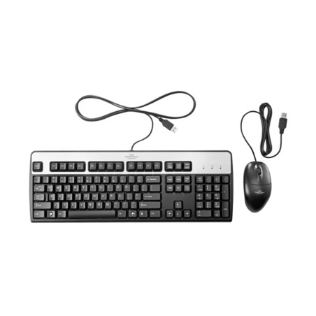 Combo Teclado Mouse HP Ingles USB Negro 631341-B21