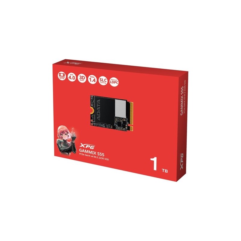 Disco De Estado Solido 1TB XPG Adata S55 GAMMIX M.2 2230 PCI Express