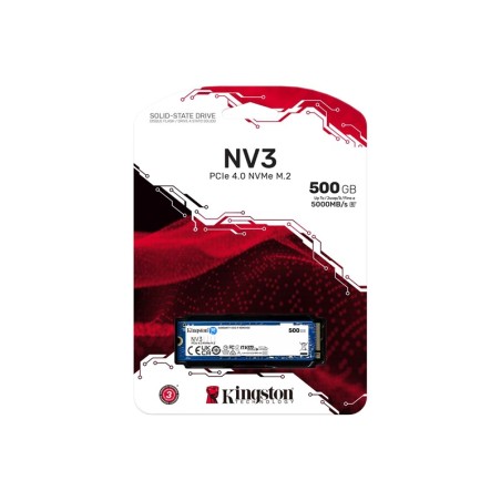 Disco De Estado Solido 500GB Kingston NV3 M.2 2280 PCIe 4.0 NVMe