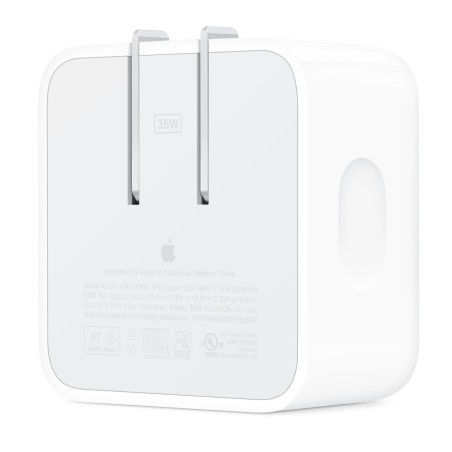 Adaptador De Corriente Apple 35W Dual USB-C