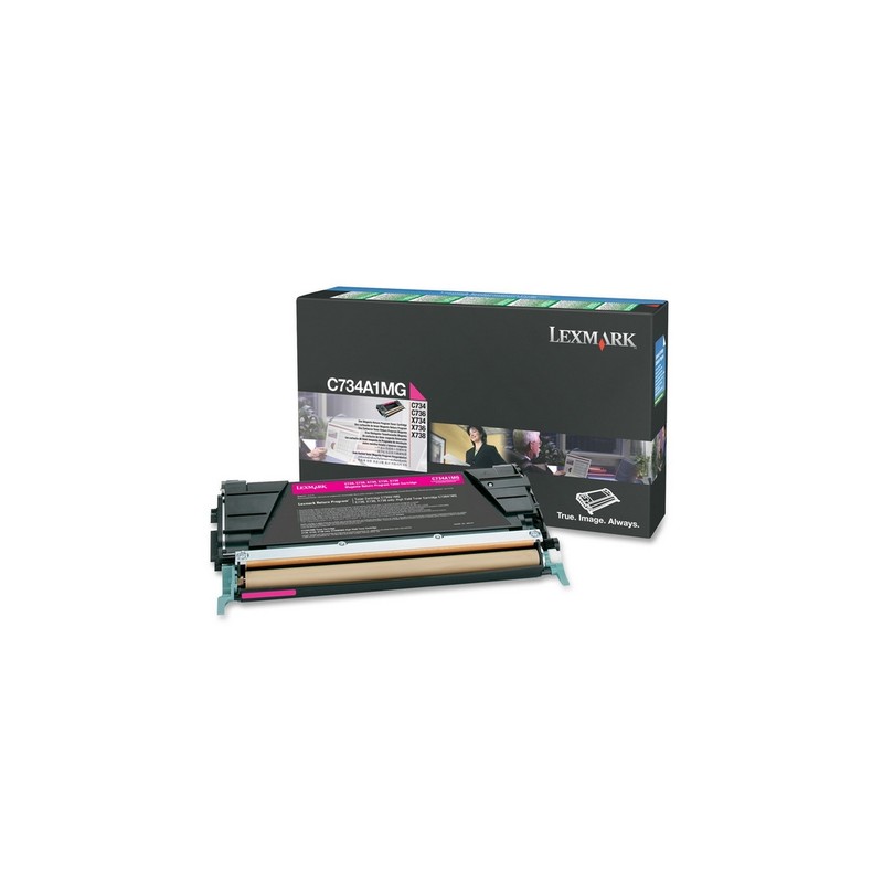 Toner Lexmark C734A1MG Magenta 6.000 Paginas C734 C736 X734 X736 X738
