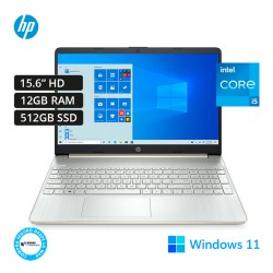 Portatil HP 15DY2505LA Corei5 1135G7 12GB 512GB SSD 15.6" W11H Silver
