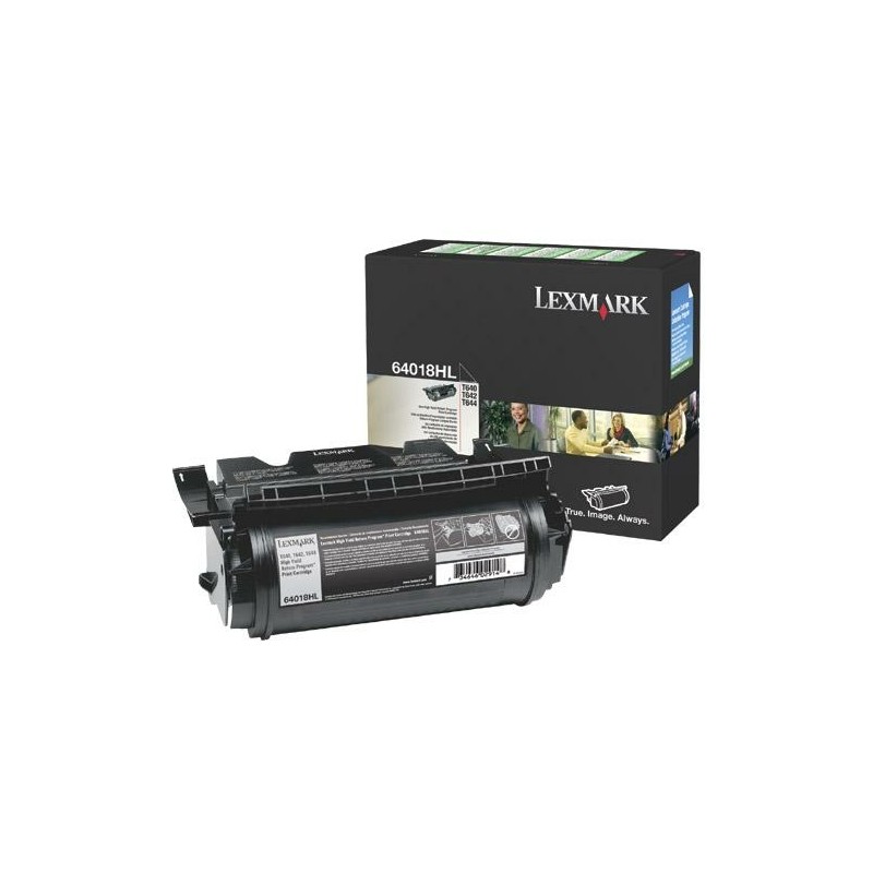 Toner Lexmark 64018HL Negro 21.000 Paginas T640 T642 T644