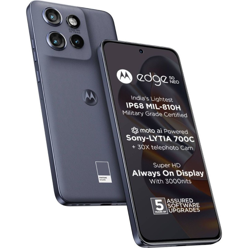 Celular Moto Edge 50 Neo 6.67" Gris 8GB 256GB