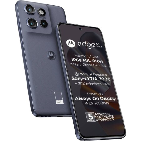 Celular Moto Edge 50 Neo 6.67" Gris 8GB 256GB