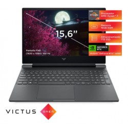 Portatil HP Victus Gaming 15-FB2019LA Ryzen7 8845HS 16GB 1TB SSD 15.6" Video 6GB W11H Mica Plata