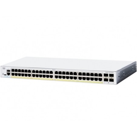 Switch Cisco Catalyst 1200 48 Puertos Gigabit PoE 4SFP Administrable