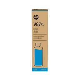 Botella De Tinta HP V87XL Cyan 500ml 7FN95A