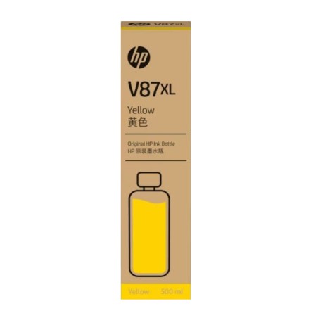Botella De Tinta HP V87XL Yellow 500ml 7FN96A