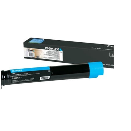 Toner Lexmark C950X2CG Cyan 22.000 Paginas C950DE