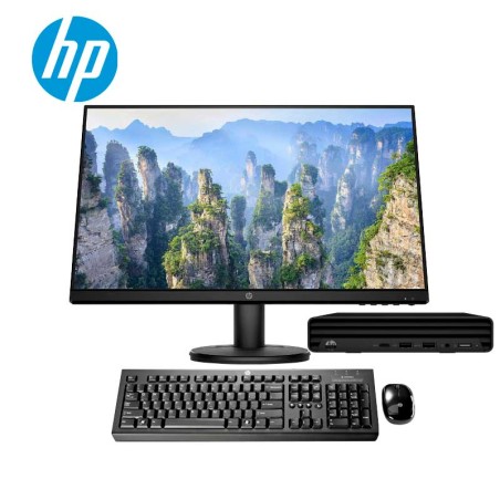 Computador HP Pro Mini 260 G9 Corei5 1335U 8GB 512GB SSD FreeDos Monitor 21.45"