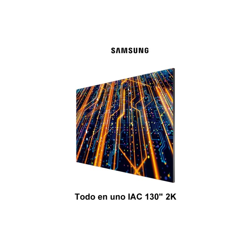 Pantalla Digital Samsung 130" Pulgadas 2K 500nits LED IAC All In One USB HDMI Ethernet