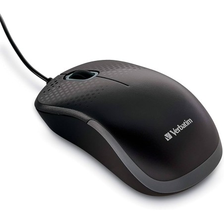Mouse Verbatim Silent Wired Optical USB Black