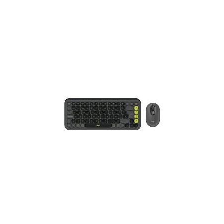 Combo Teclado Mouse Logitech POP ICON Graphite Español