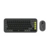Combo Teclado Mouse Logitech POP ICON Graphite Español