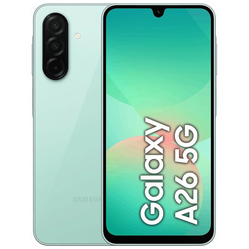 Celular Samsung Galaxy A26 6.7" 5G Verde Claro 8GB 256GB SM-A266.
