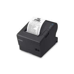Impresora Epson TM-T88VII POS Térmica USB Ethernet Serial Negro Autocortador