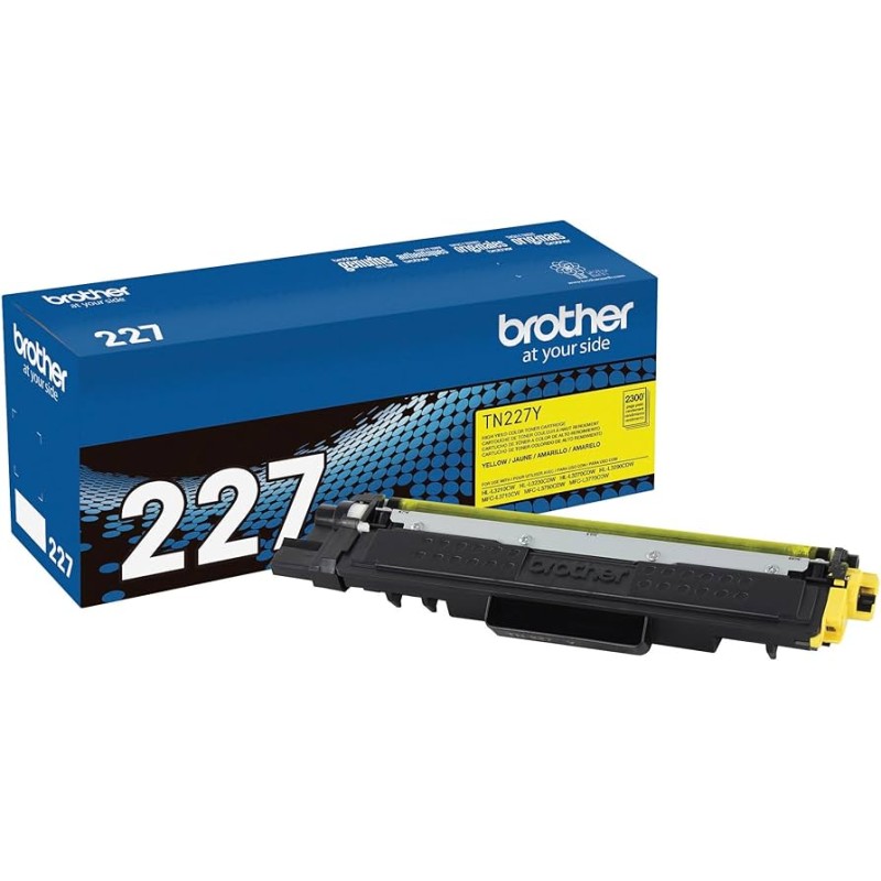 Toner Brother TN227Y Yellow 2.300 Paginas Alto Rendimiento