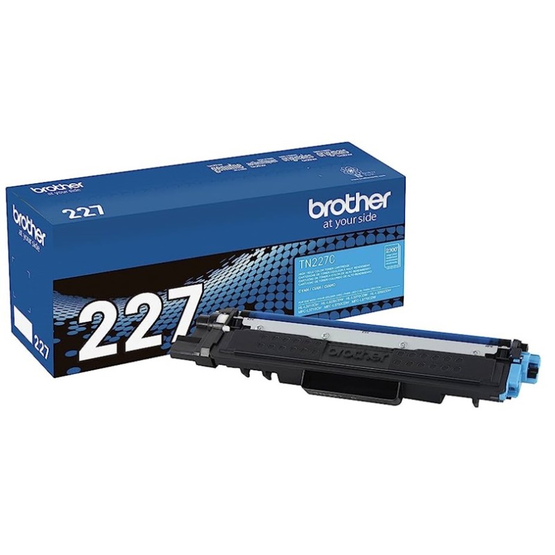 Toner Brother TN227C Cyan 2.300 Paginas Alto Rendimiento
