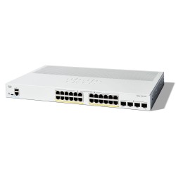 Switch Cisco Catalyst C1300-24P-4G 24 Puertos Gigabit Ethernet 1Gbps PoE+ 4SFP Capa 3 Administrable