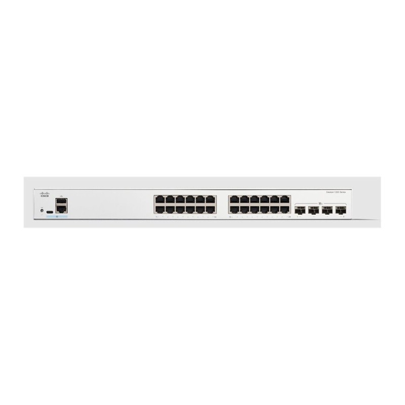 Switch Cisco Catalyst 1200 24 Puertos Gigabit 4SFP Administrable