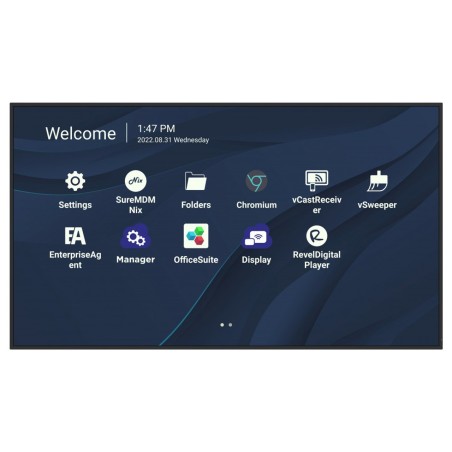 Pantalla De Presentacion Viewsonic 55" Pulgadas 24x7 4K 450nits HDMI USB-C