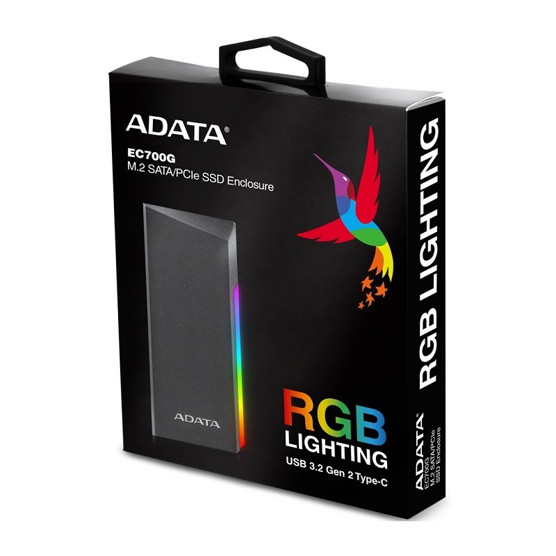 Carcasa Para Disco De Estado Solido Adata EC700G M.2 PCI SATA