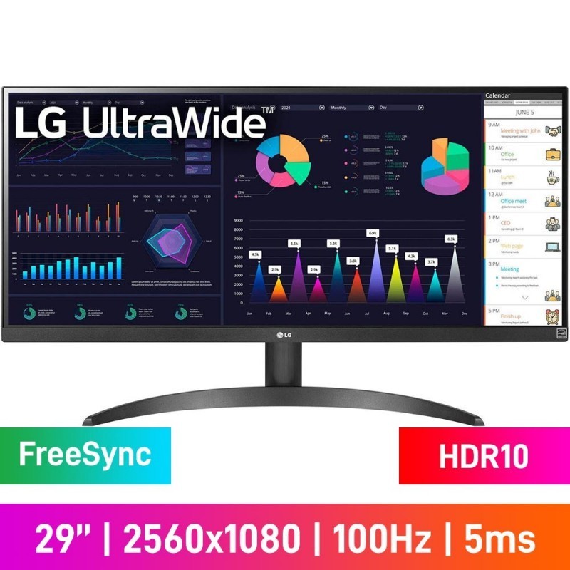 Monitor LG 29" Pulgadas FHD UltraWide IPS HDMI DisplayPort