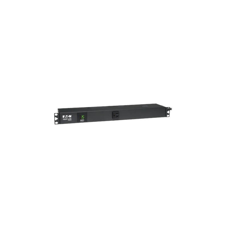 PDU Eaton Tripp Lite PDUMH15 15A 1.4Kw Monofasico Medidor Digital 12 Tomas Horizontal Rack 120v