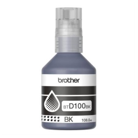 Botella De Tinta Brother BTD100BK Negro 7.500 Paginas BTD100BK Original