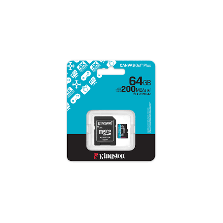 Memoria MicroSDXC 256GB Kingston Canvas Go Plus Gen4 200M