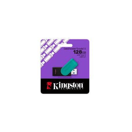 Memoria USB 128GB Kingston DataTraveler Exodia S USB 3.2 Negro