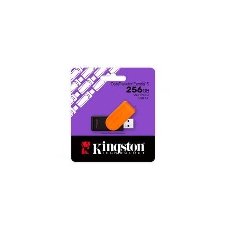 Memoria USB 256GB Kingston DataTraveler Exodia S USB 3.2 Negro