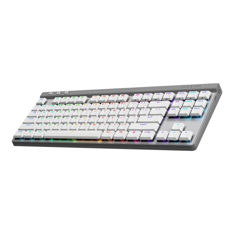Teclado Logitech G515 Lightspeed Blanco Gaming Inalambrico USB